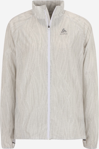 ODLO Sports jacket in White: front