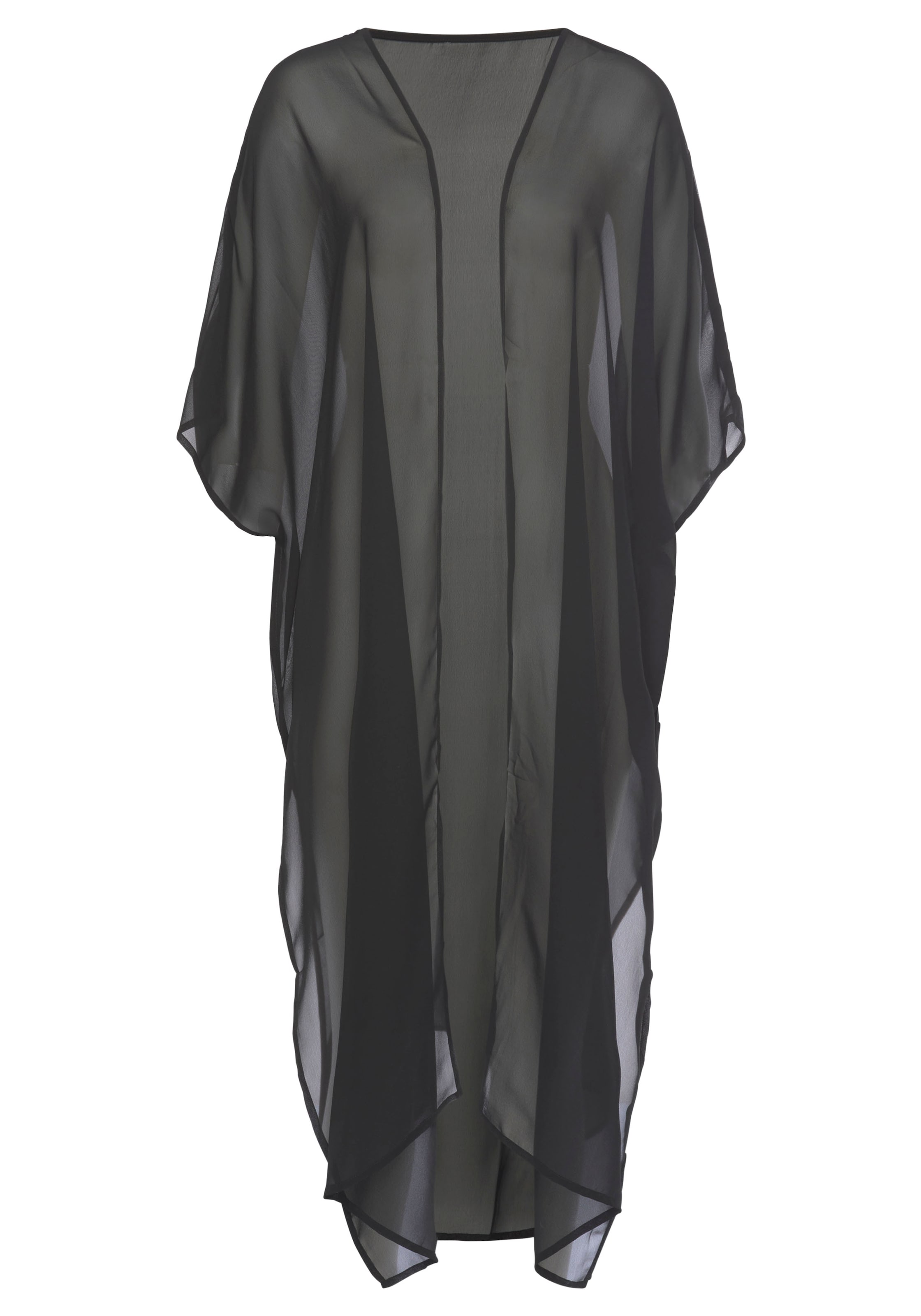 LASCANA Plážové šaty – černá: přední strana