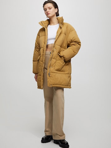 Pull&Bear Zimski plašč | rjava barva