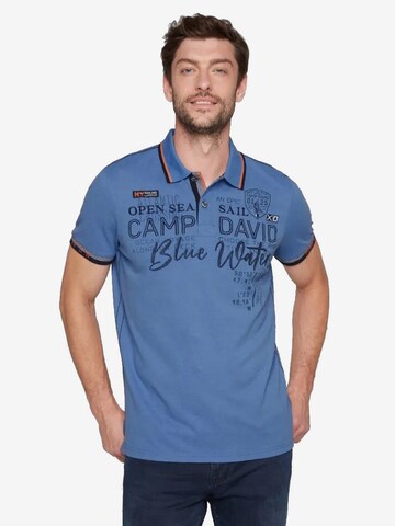 CAMP DAVID - Camiseta en azul: frente