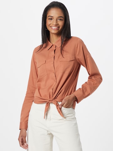 Hailys Blouse 'Dina' in Brown: front