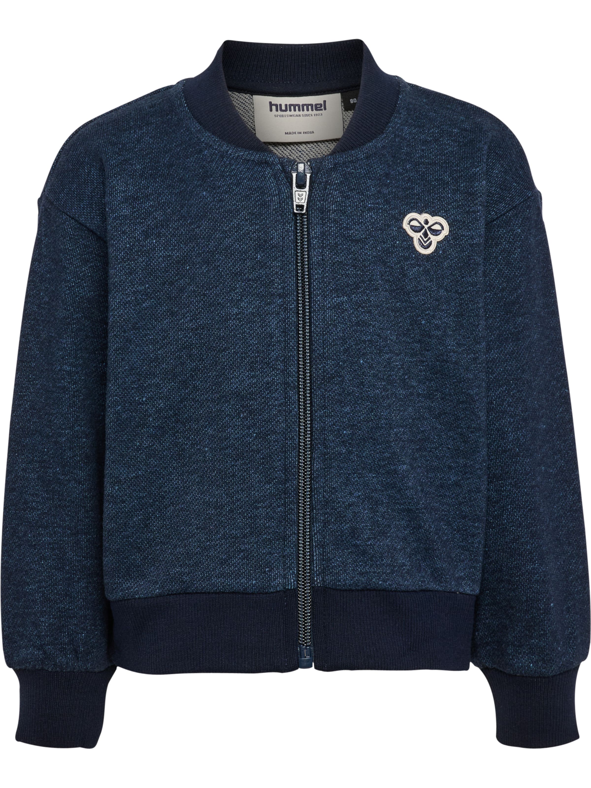 Hummel Sweat jacket in Blue: front