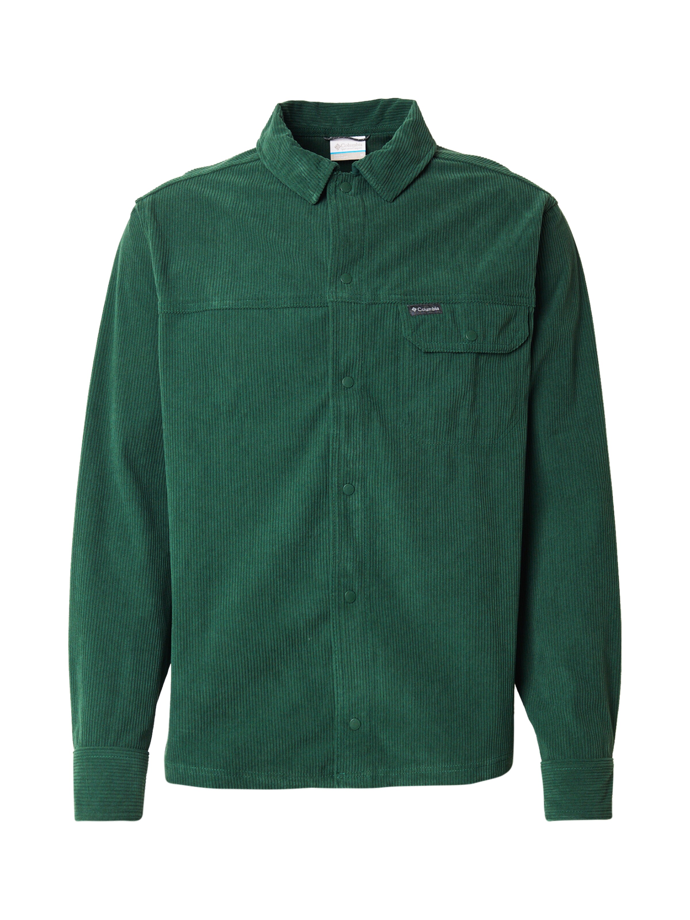 COLUMBIA Functioneel overhemd in Groen: voorkant
