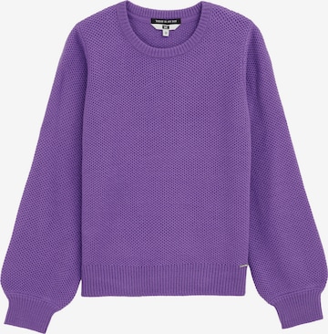 WE Fashion Sweater in Purple: front
