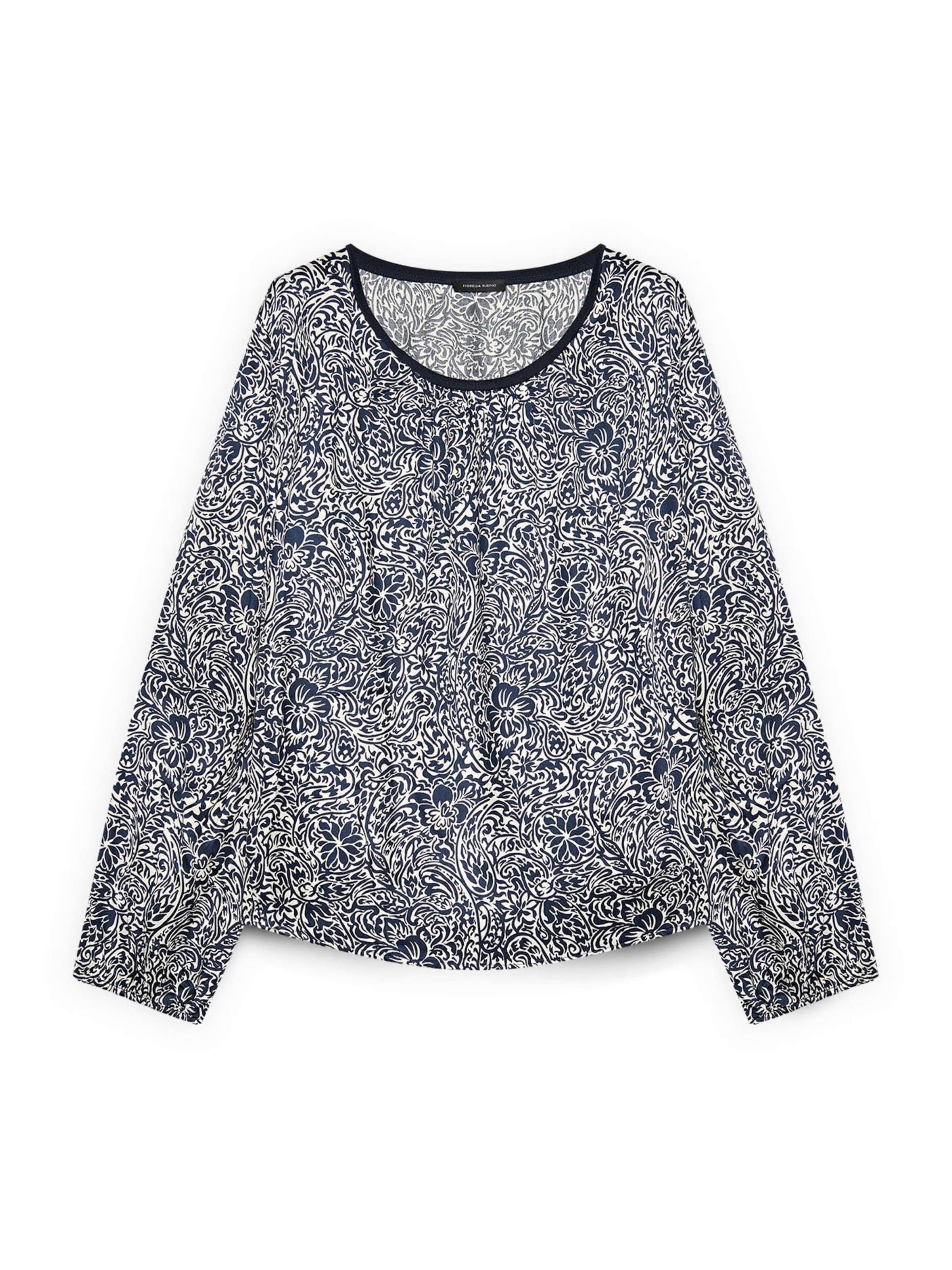 Fiorella Rubino - Blusa en azul: frente