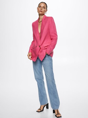 Blazer 'Igu' MANGO en rose