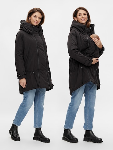 MAMALICIOUS Between-Seasons Parka 'Tikka' in Black