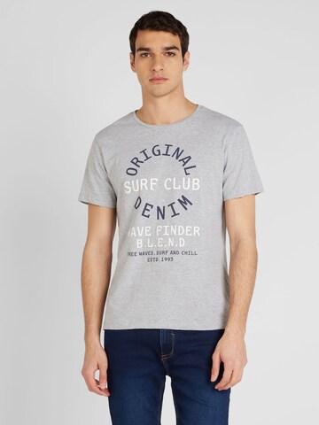 T-Shirt BLEND en gris : devant