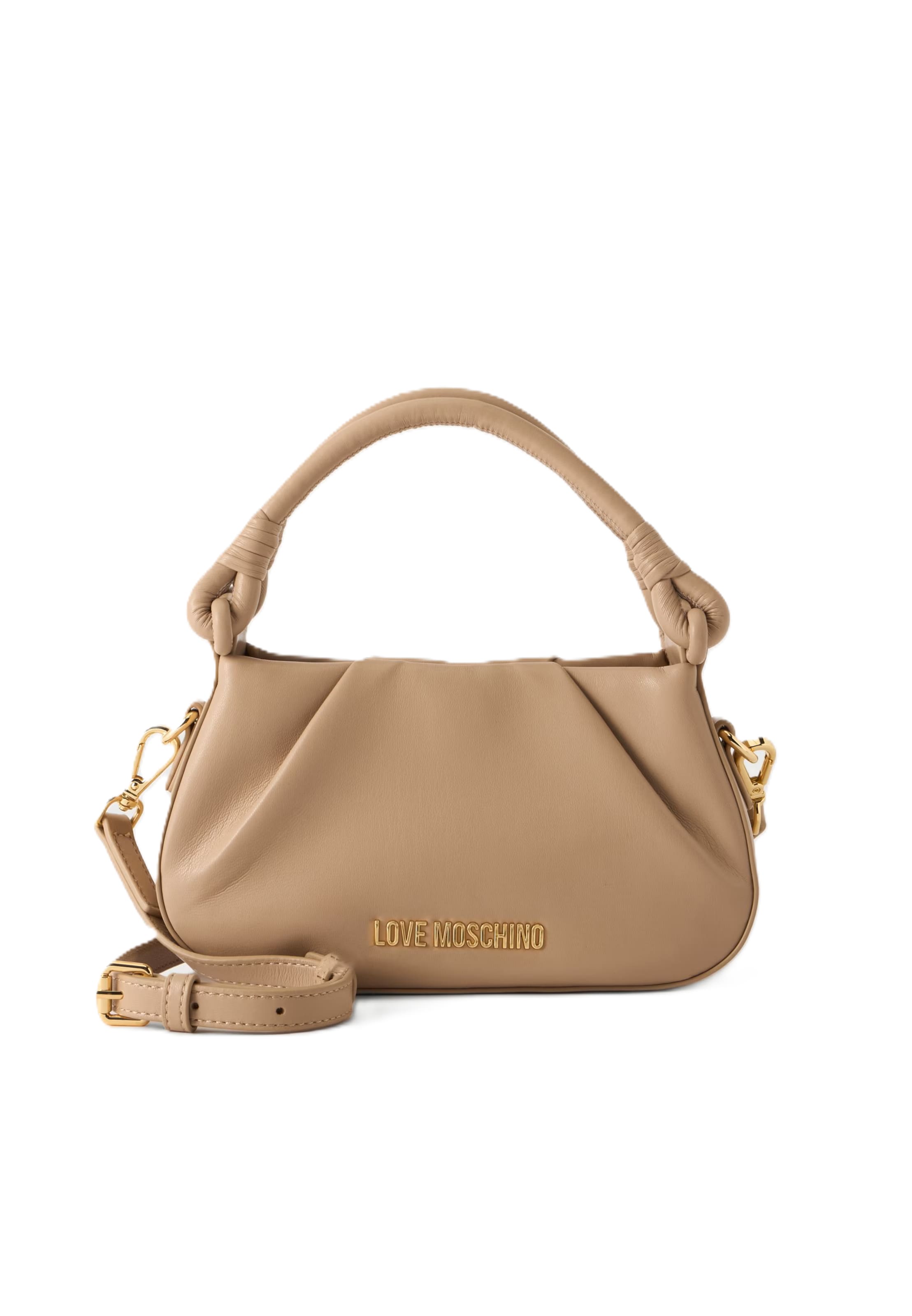 Love Moschino Shoulder bag in Beige: front