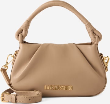 Love Moschino Schoudertas in Beige: voorkant