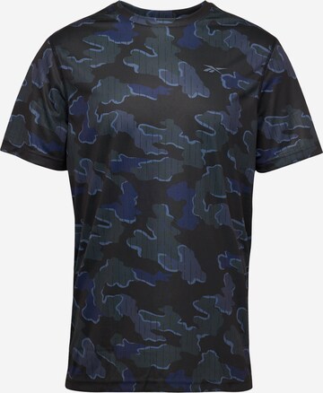 T-Shirt fonctionnel 'TRAIN MOTION' Reebok en noir : devant