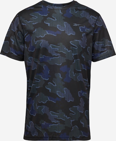 Reebok T-Shirt fonctionnel 'TRAIN MOTION' en bleu / bleu-gris / noir, Vue avec produit