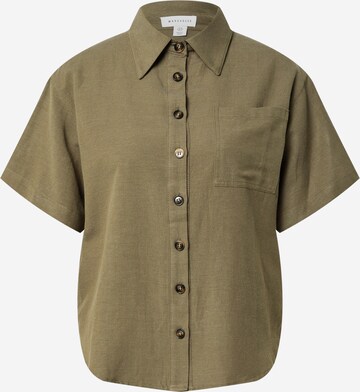 Camicia da donna di Warehouse in verde: frontale