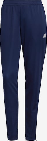 ADIDAS SPORTSWEAR Slimfit Sportbroek 'Entrada 22 Training Bottoms' in Blauw: voorkant