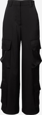 EDITED Normalny krój Spodnie 'Neveah' w kolorze czarny: przód