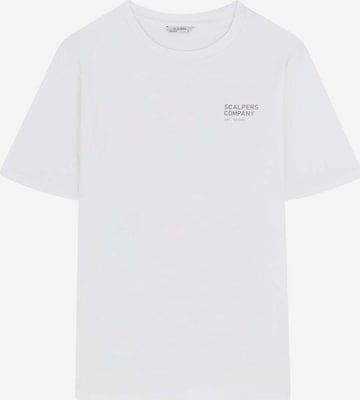 T-Shirt 'New Stroke' Scalpers en blanc : devant