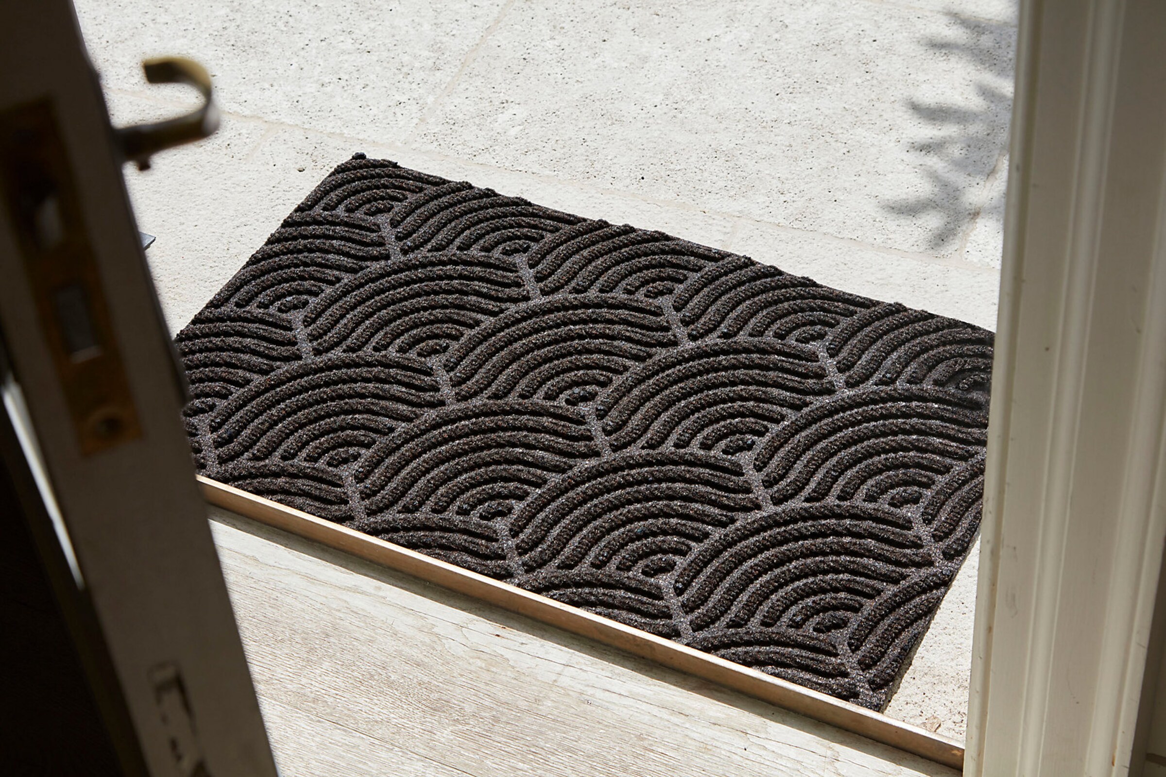 Männer Wohn-Accessoires wash+dry Fußmatte 'Dune Waves' in Braun, Dunkelbraun - WY72062 Männer Wohn-Accessoires wash+dry Fußmatte 'Dune Waves' in Braun, Dunkelbraun - WY72062