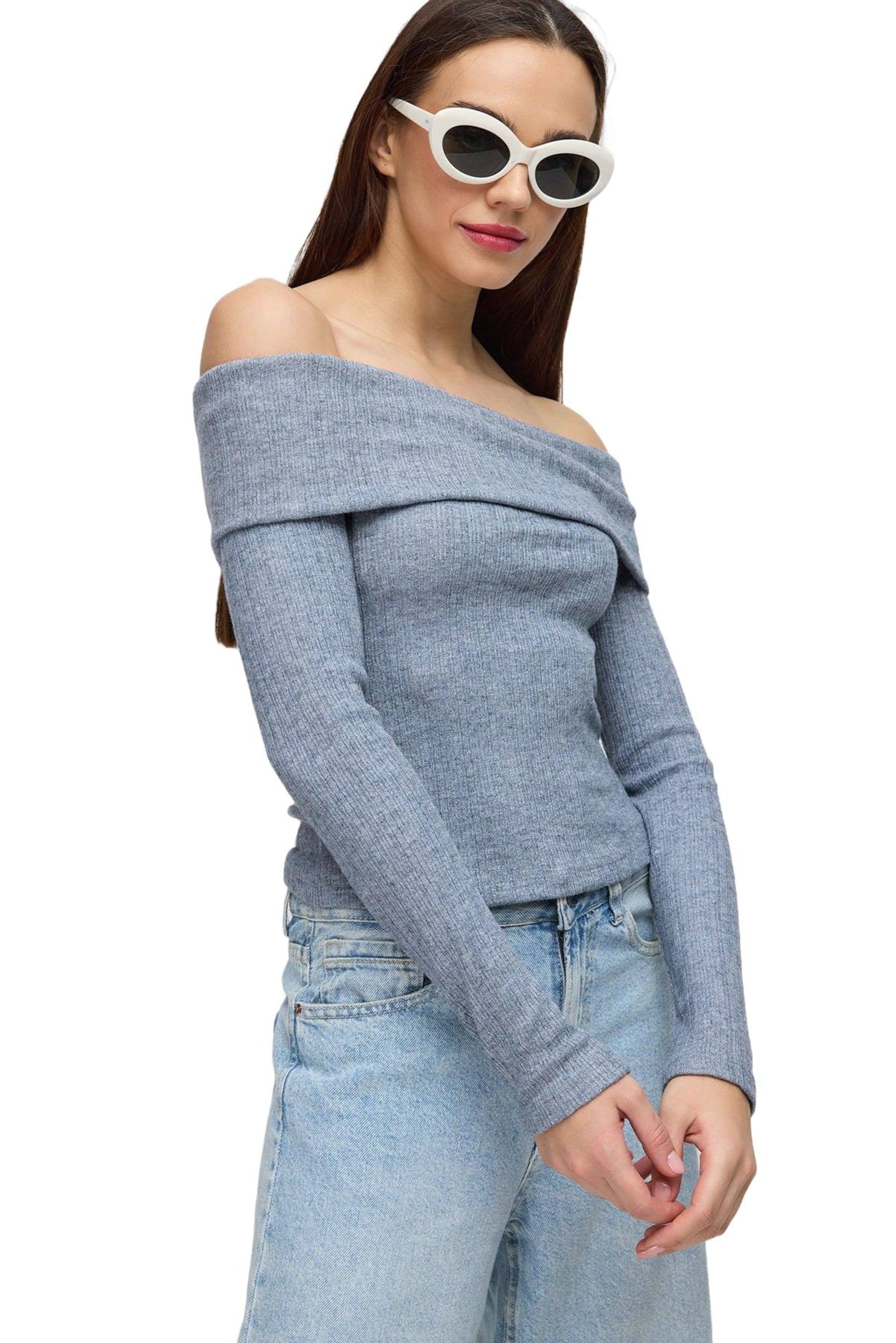 No Matter What Shirt in Blauw