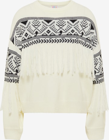 IZIA Sweater in White: front