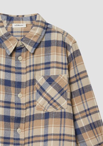 Coupe regular Chemise s.Oliver en beige