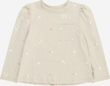 T-Shirt 'HOL' GAP en beige : devant