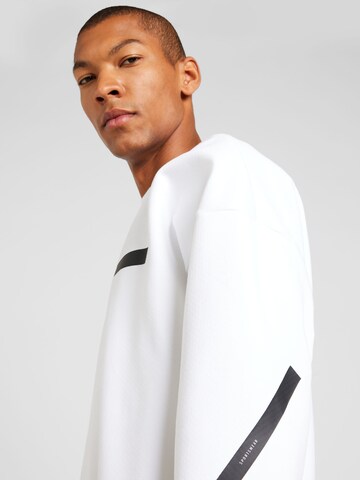Hanorac sport 'Z.N.E.' de la ADIDAS SPORTSWEAR pe alb