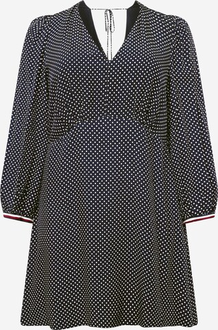 Tommy Hilfiger Curve - Vestido 'Polka' en azul: frente