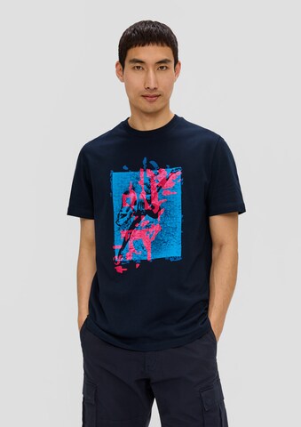 T-Shirt s.Oliver en bleu : devant