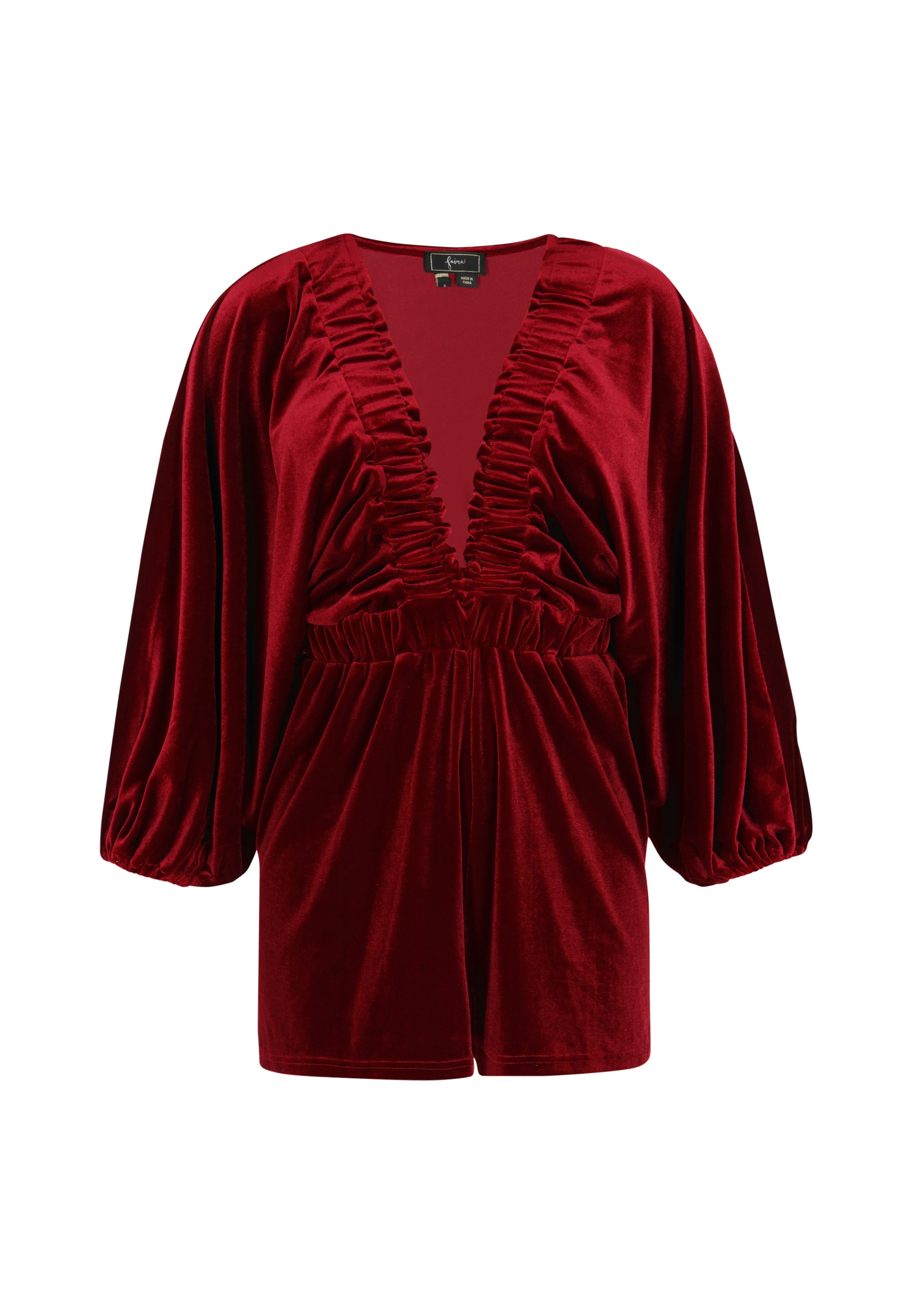 faina - Macacões em vermelho: frente