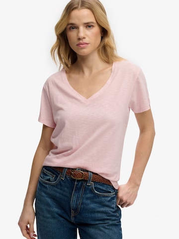 Superdry & Co Футболка в Ярко-розовый: спереди