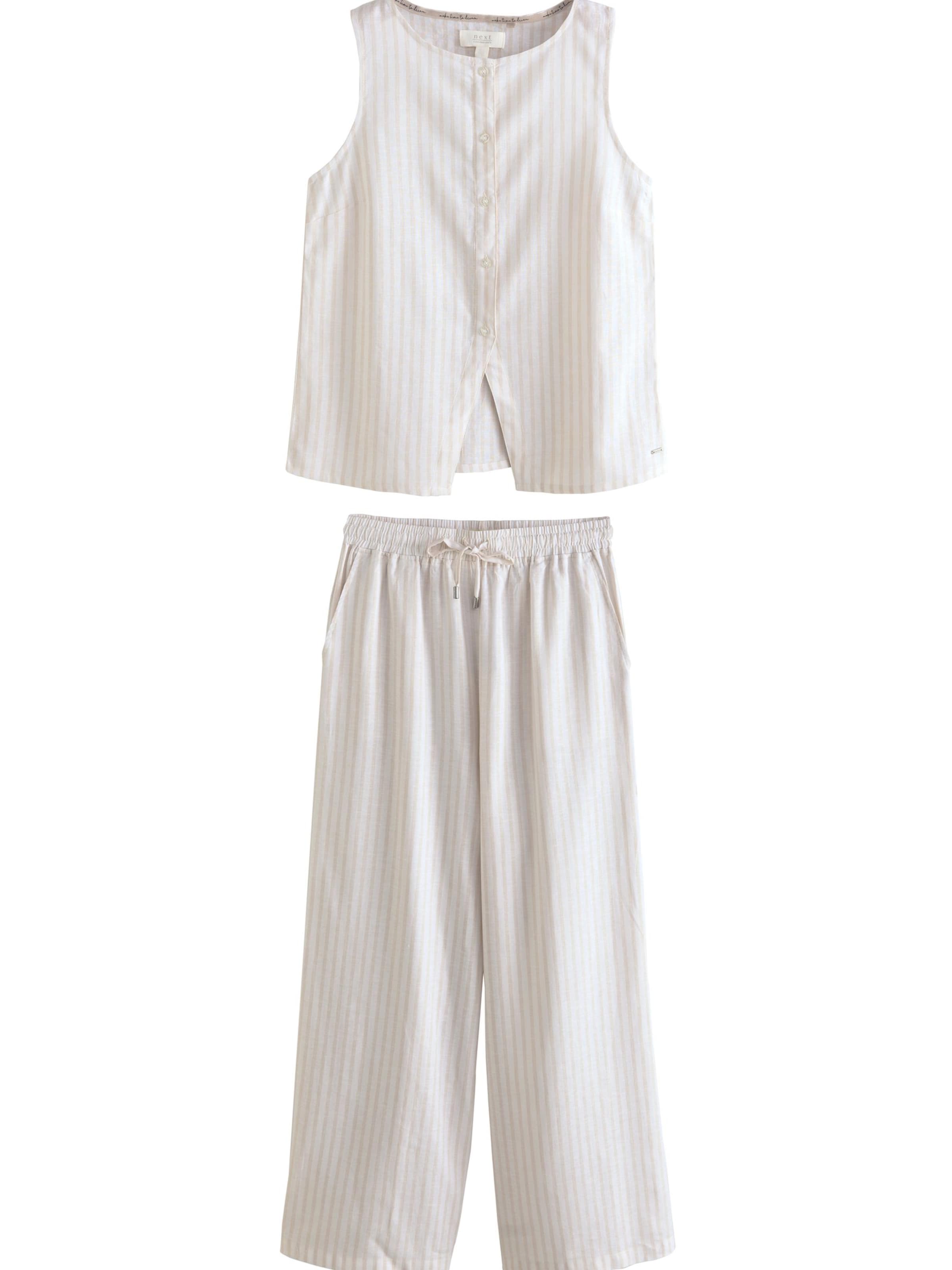 Next Pyjamas i beige: framsida