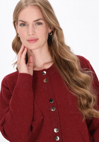 DreiMaster Klassik Gebreid vest in Rood