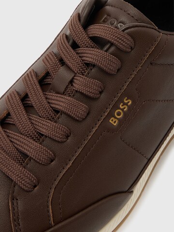 BOSS Sneaker low 'Nitan' i brun