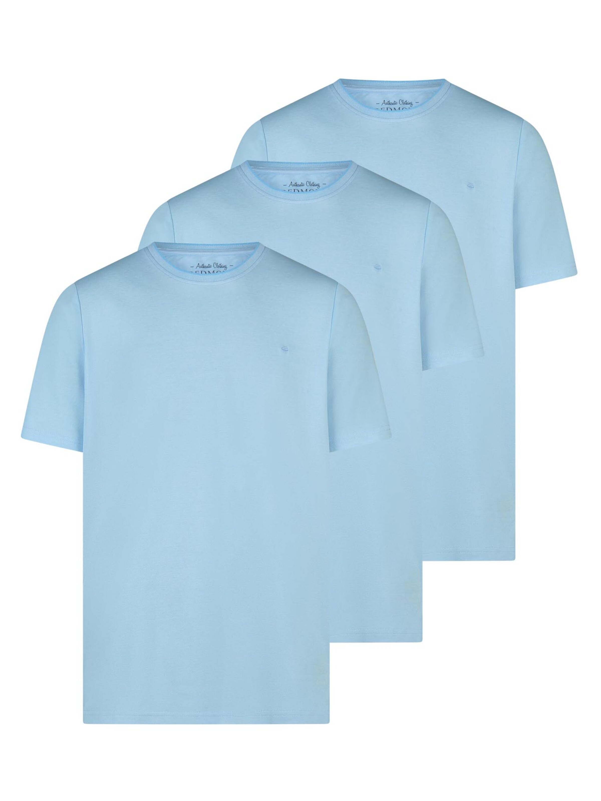 redmond Shirt 'Basic' in Blue: front