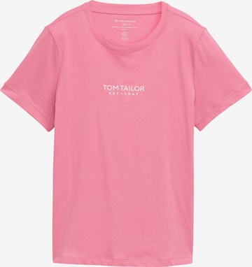 TOM TAILOR Shirt in Pink: front