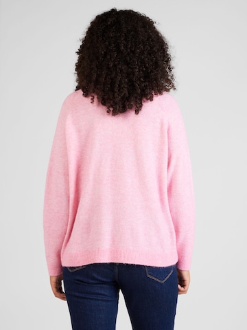 Vero Moda Curve Pullover 'Filuca' in Pink