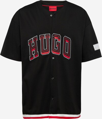 HUGO Skjorte 'Danome' i rød / sort / hvid, Produktvisning