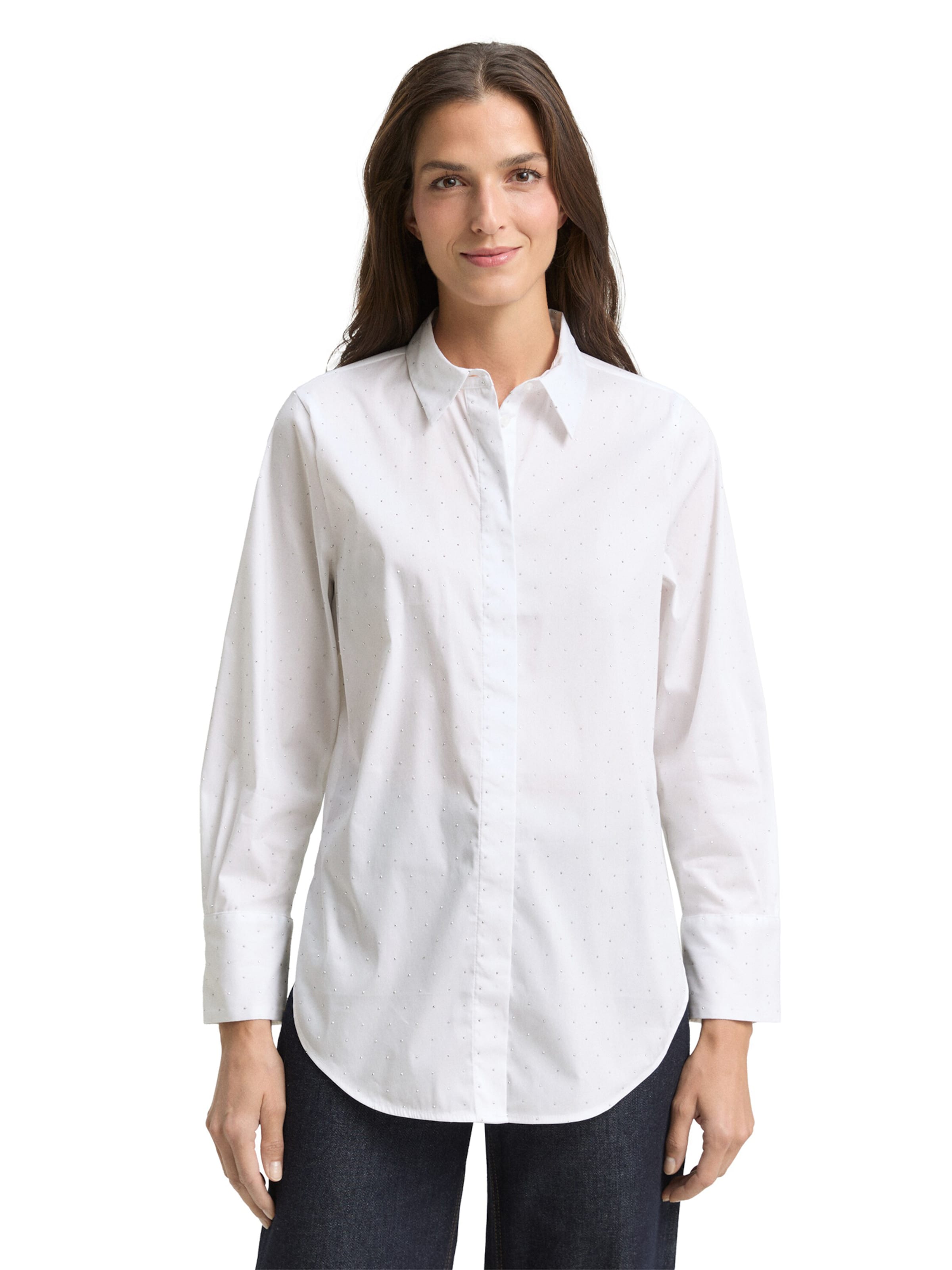 TOM TAILOR Блузка в Белый: спереди