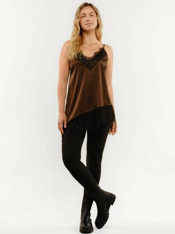 Liberte Essentiel Overdel ' LOLA ASYMTERIC ' i brun