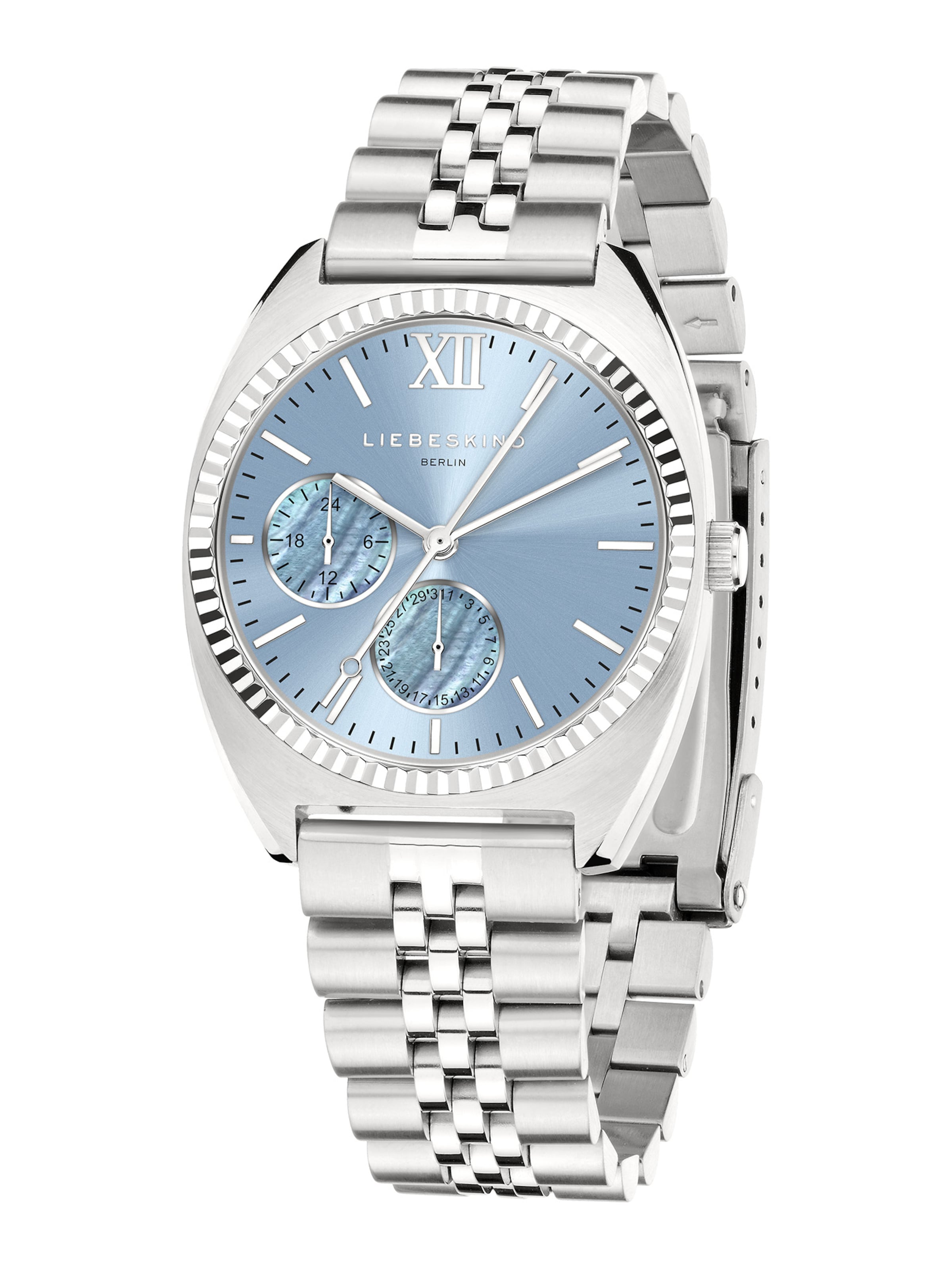 Montre à affichage analogique Liebeskind Berlin en argent