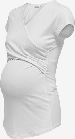 Haut Only Maternity en blanc