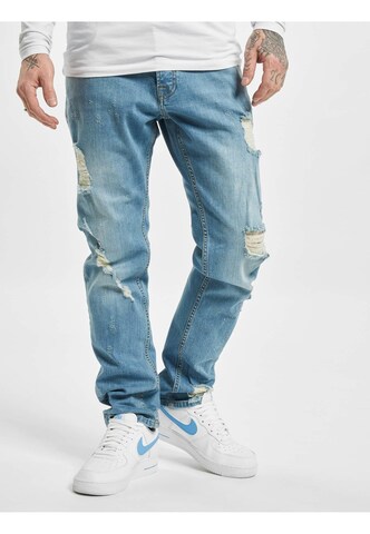 DEF Slimfit Jeans in Blauw: voorkant