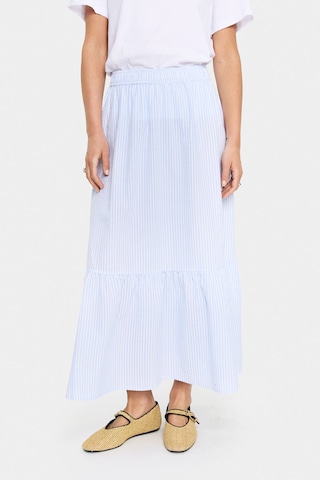 SAINT TROPEZ Rok 'Elmiko' in Blauw: voorkant