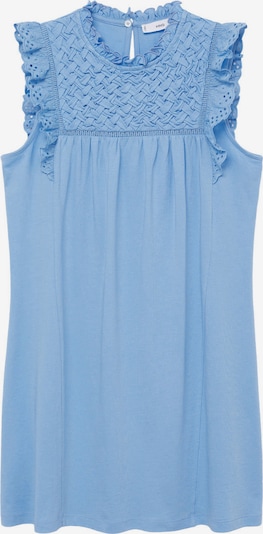 MANGO Robe d’été 'Petra' en bleu clair, Vue avec produit