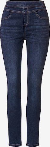 STREET ONE Regularen Jeans pajkice | modra barva: sprednja stran