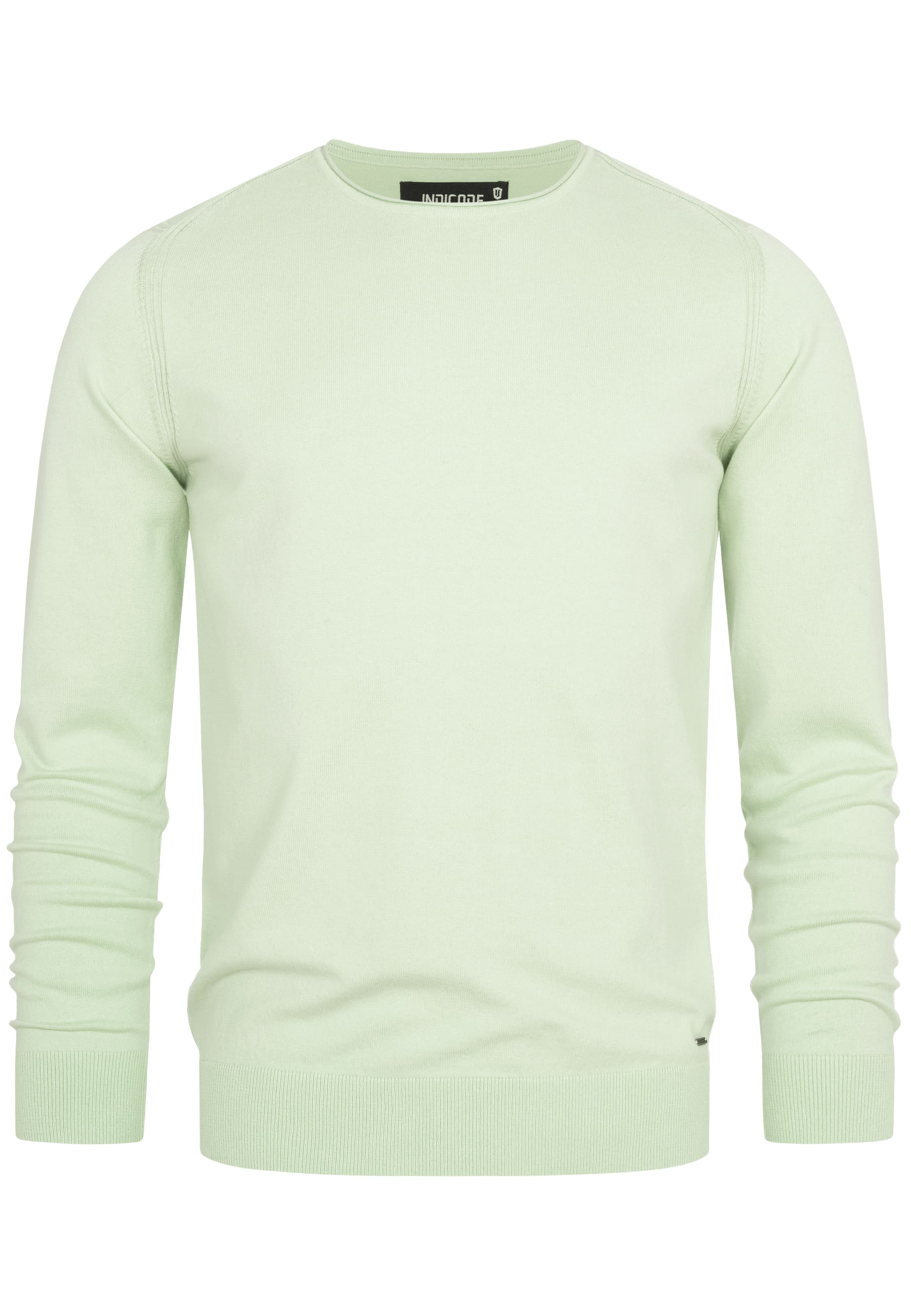 INDICODE JEANS Sweater 'Gamal' in Green: front