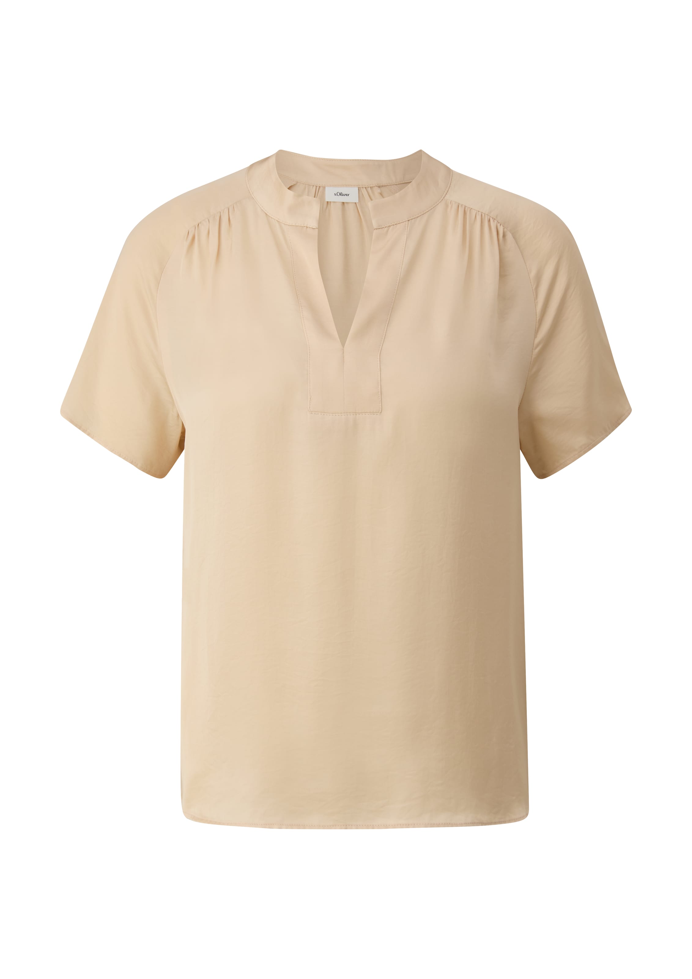 Chemisier s.Oliver BLACK LABEL en beige : devant