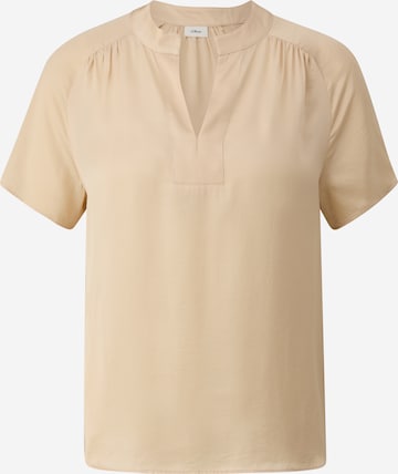 s.Oliver BLACK LABEL Blouse in Beige: voorkant