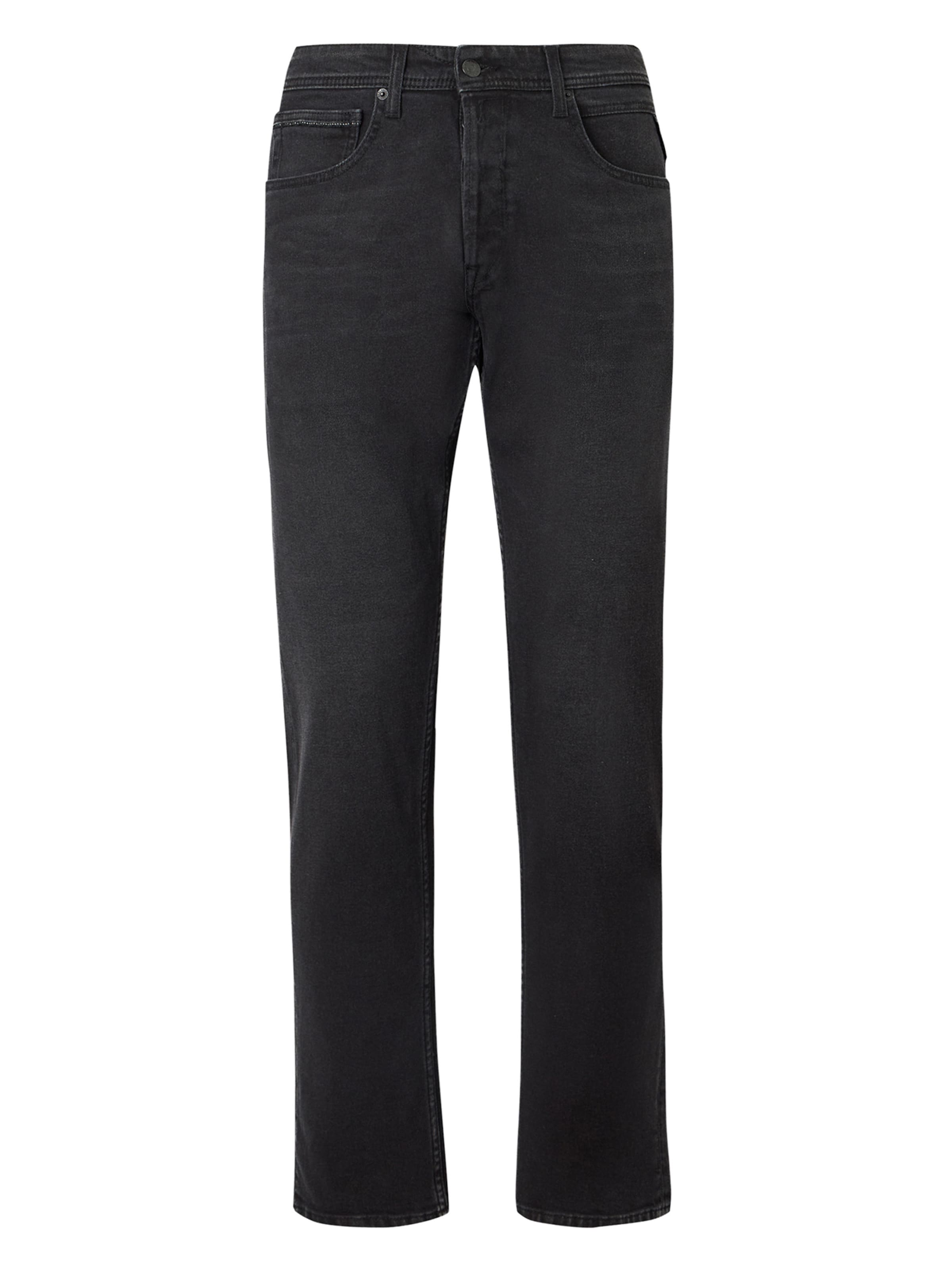 REPLAY regular Jeans 'GROVER' i sort: forside