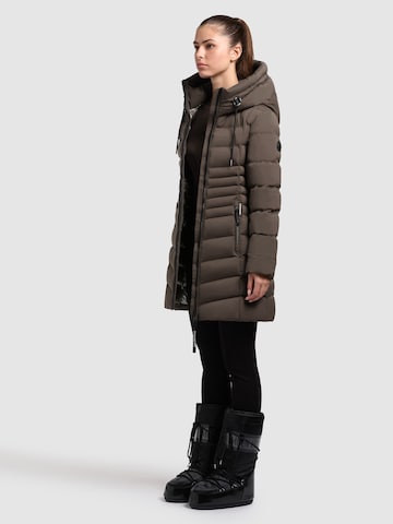 khujo Winter coat 'Lava' in Brown